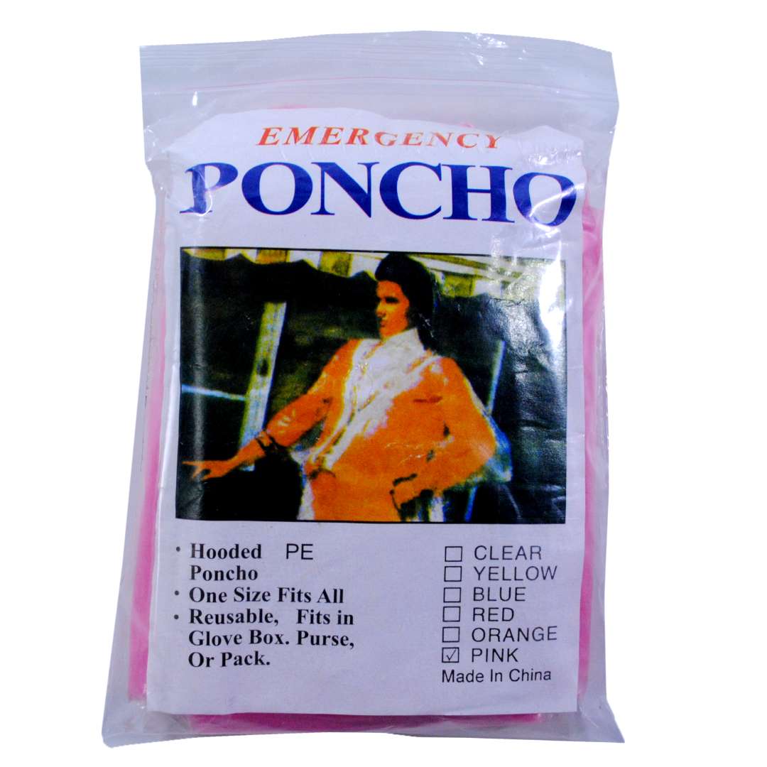 1784935 Pink Emergency Poncho case of 200