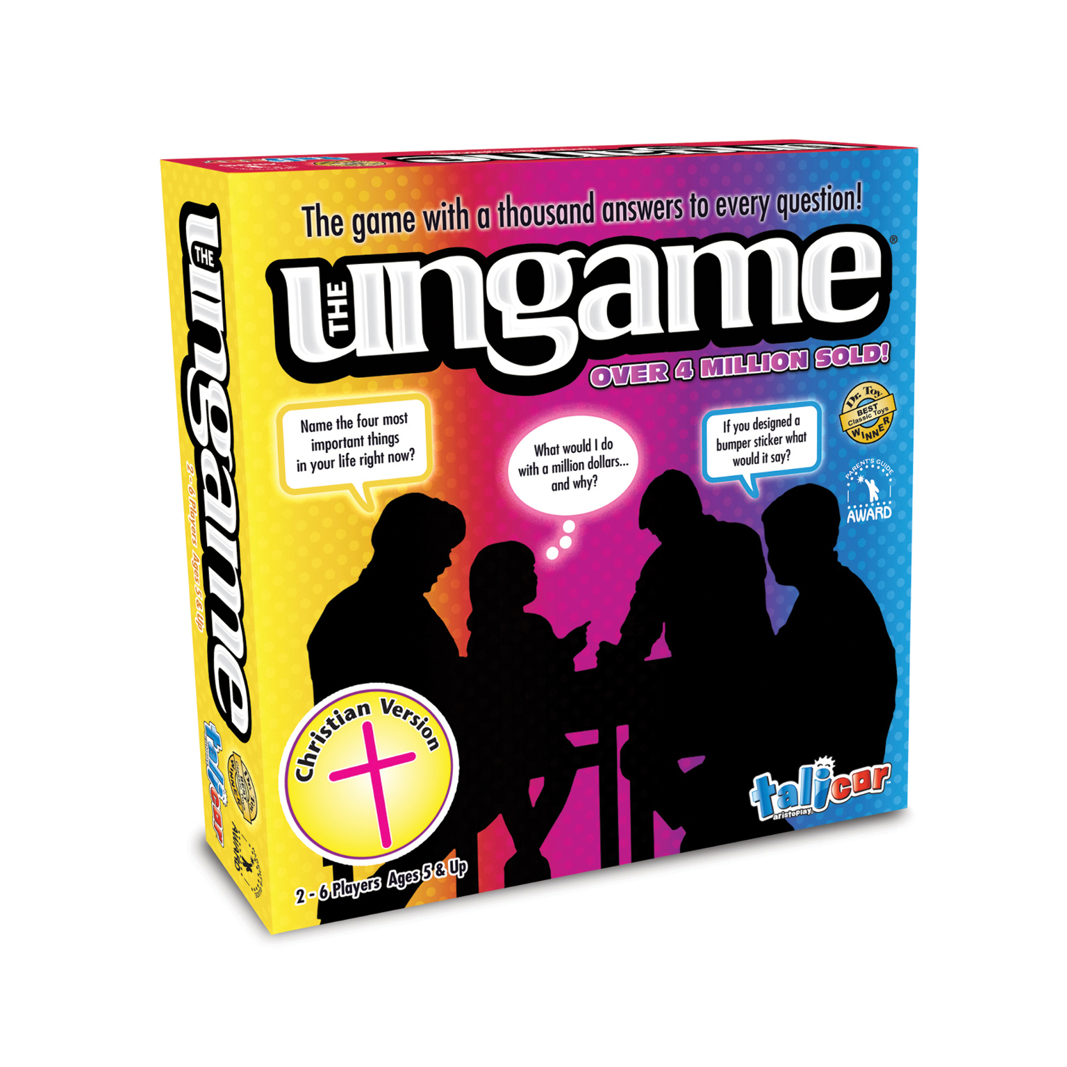2317893 Ungame Board Game - Christian Version, Non-Competative case of 6