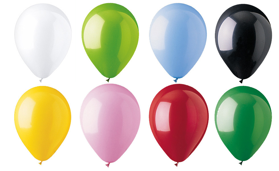 2353408 Latex Balloons - Assorted, 12 case of 10