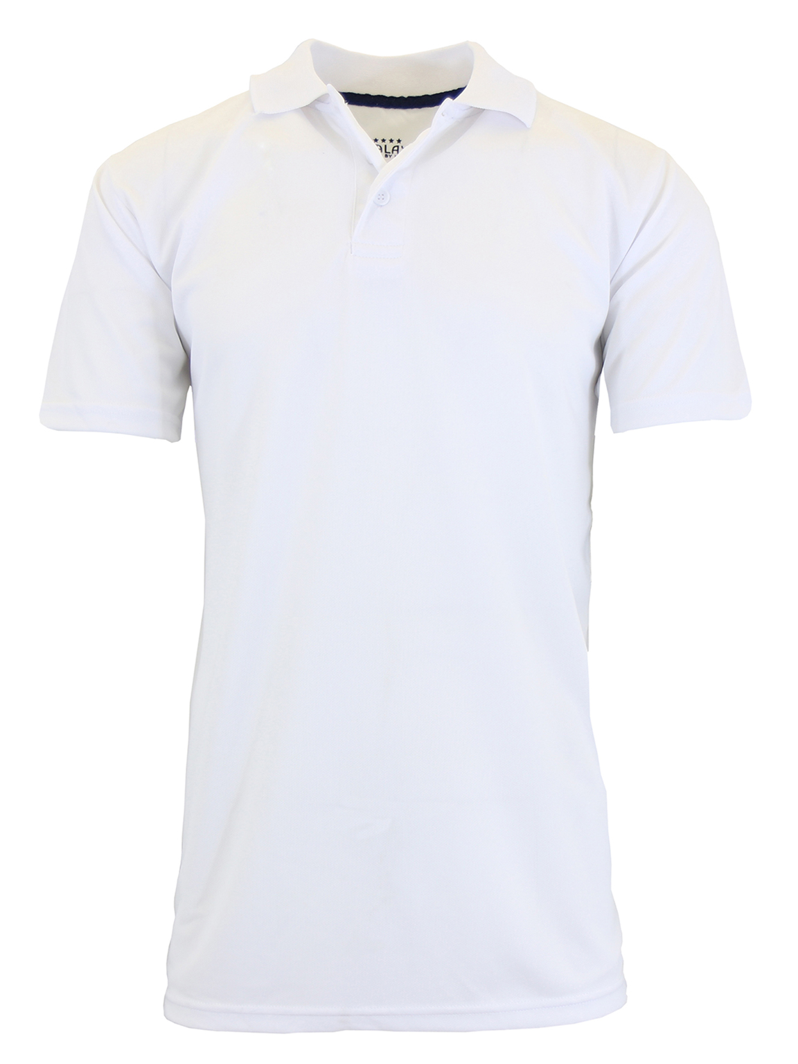 2368700 Men's Dry Fit Polo Shirts - White, Small-2XL, Moisture-Wicking case of 24