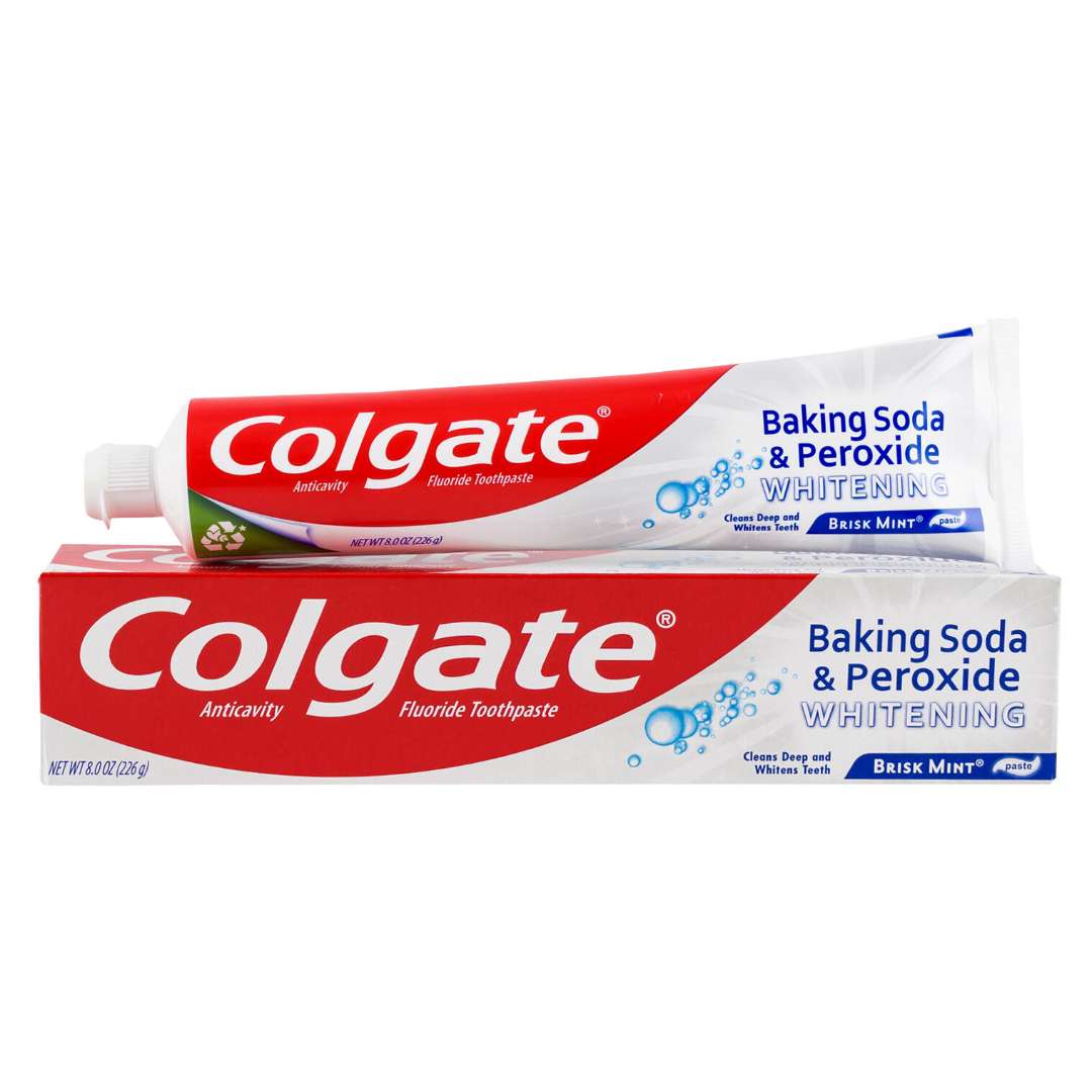 2378127 Colgate Baking Soda and Peroxide Toothpaste, 8 oz case of 24