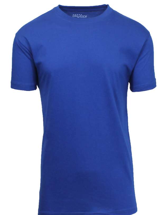2378533 Men's Crew Neck Tees - Royal, Large case of 24