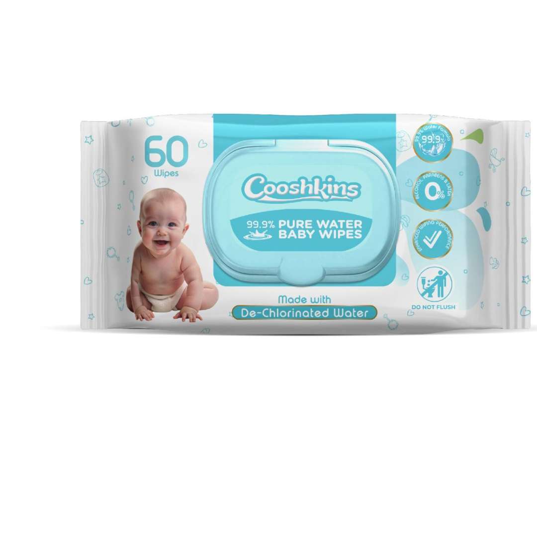 2384878 Baby Wipes - Un-Scented, De-Chlorinated Water, 60 Count case of 24