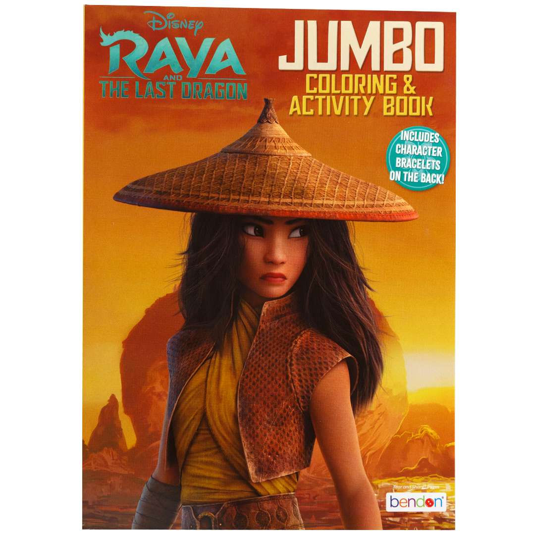 2385121 Disney Coloring and Activity Books, Raya and The Last Dragon - 64 Pages case of 48