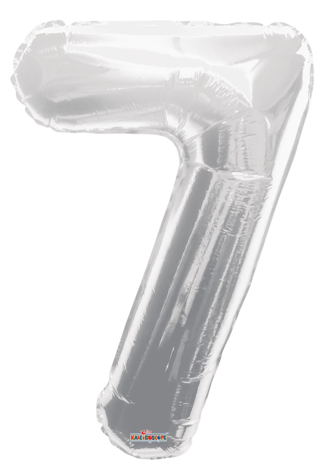 2354766 Mylar Number 7 Balloons - Silver, 34 case of 48