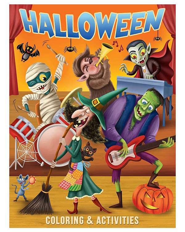 2376405 Halloween Coloring Books - Assorted, 64pgs case of 48