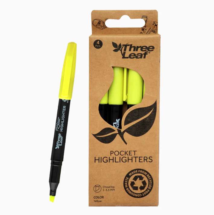 2377085 Highlighters - Yellow, 4 Pack case of 72