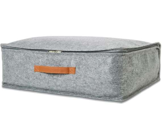 2384617 Felt Storage Boxes - Gray case of 24