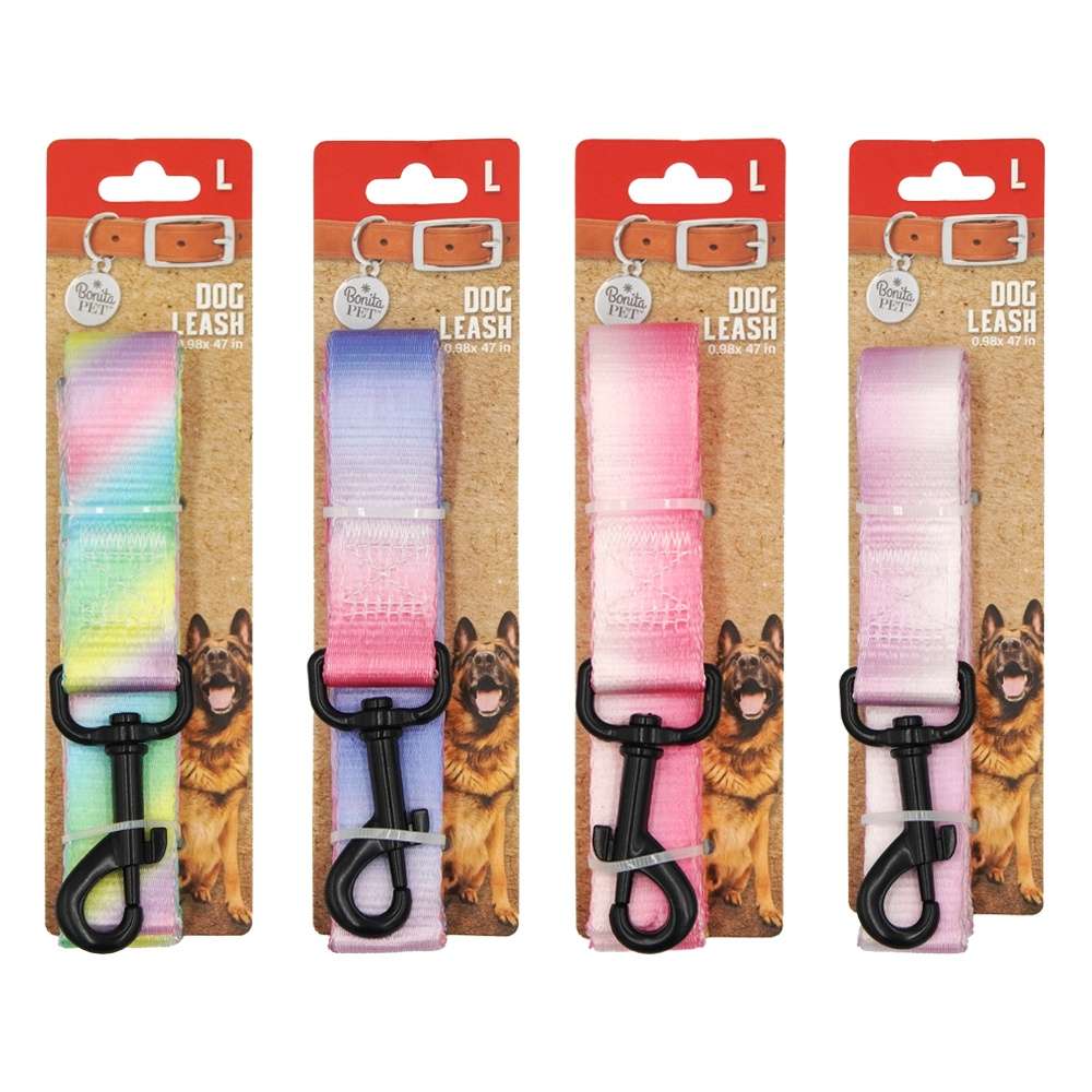 2384760 Ombre Dog Leashes - Large case of 96