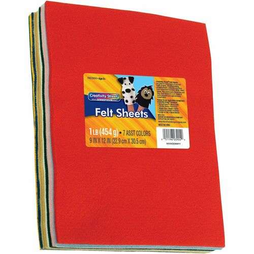 2378067 Felt Sheets - Assorted Colors case of 36
