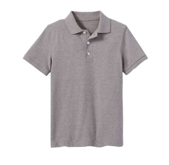 2378227 Uniform Polos - Small, Heather Gray, Short Sleeve case of 24