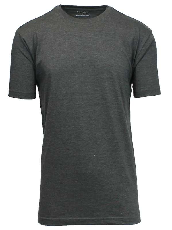 2382681 Men's Crew Neck Tees - Charcoal, Small case of 24