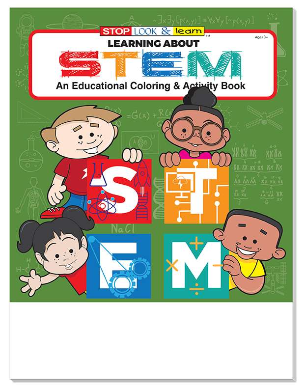 2380435 Learning About STEM Coloring Books case of 125