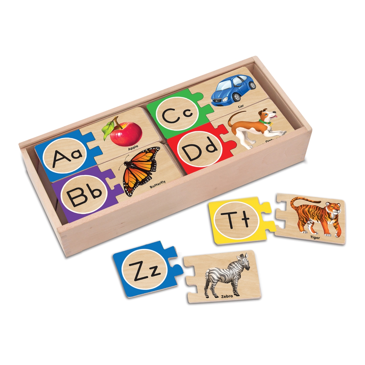 1124323 Melissa & Doug Letter Puzzle Sets - 26 Piece - Case of 6