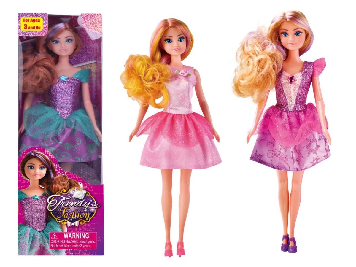 2380690 Beauty Dolls with Accessories, Assorted Color - 12.2 in. - Case of 48