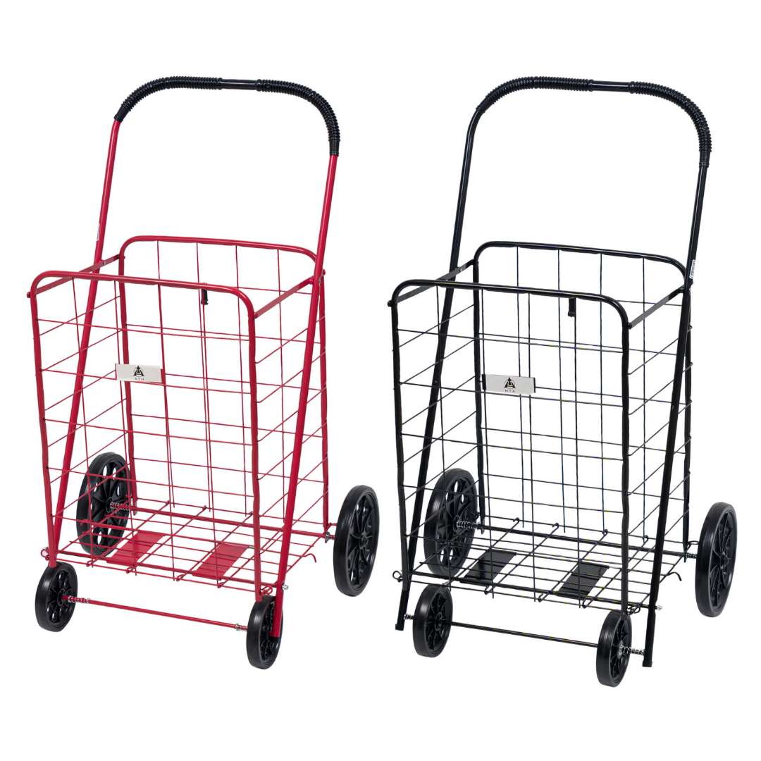 2381510 Foldable Shopping Cart with Wheels, Assorted case of 2