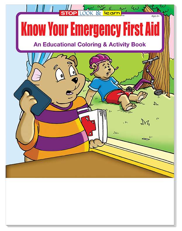 2380443 Know Your Emergency First Aid Coloring & Activity Book case of 125
