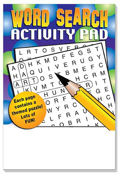 2380455 Word Search Activity Pads case of 250