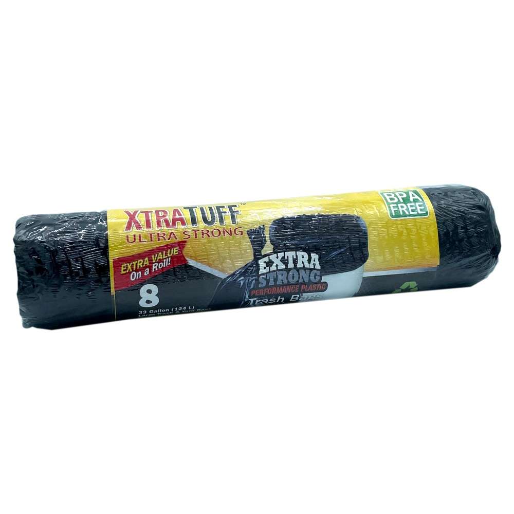 2380043 XtraTuff Trash Bag Roll, 8ct case of 48