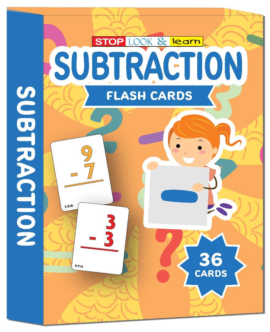 2380087 Flash Card Sets, Subtraction case of 100