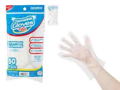 2380207 Disposable Gloves 50 Pc / One Size case of 96