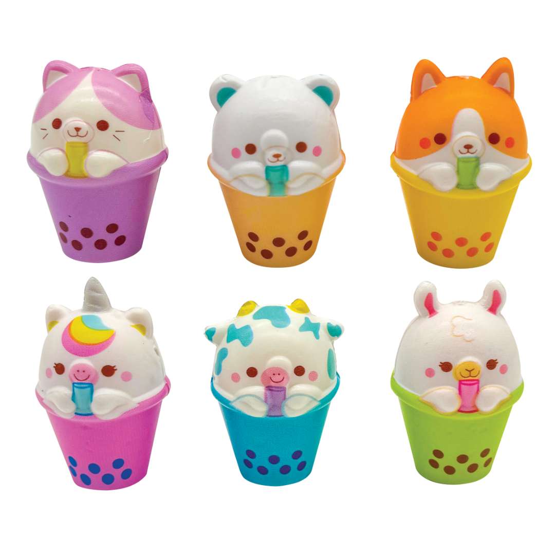 2380849 Boba Tea Friends Squishies, Assorted case of 144