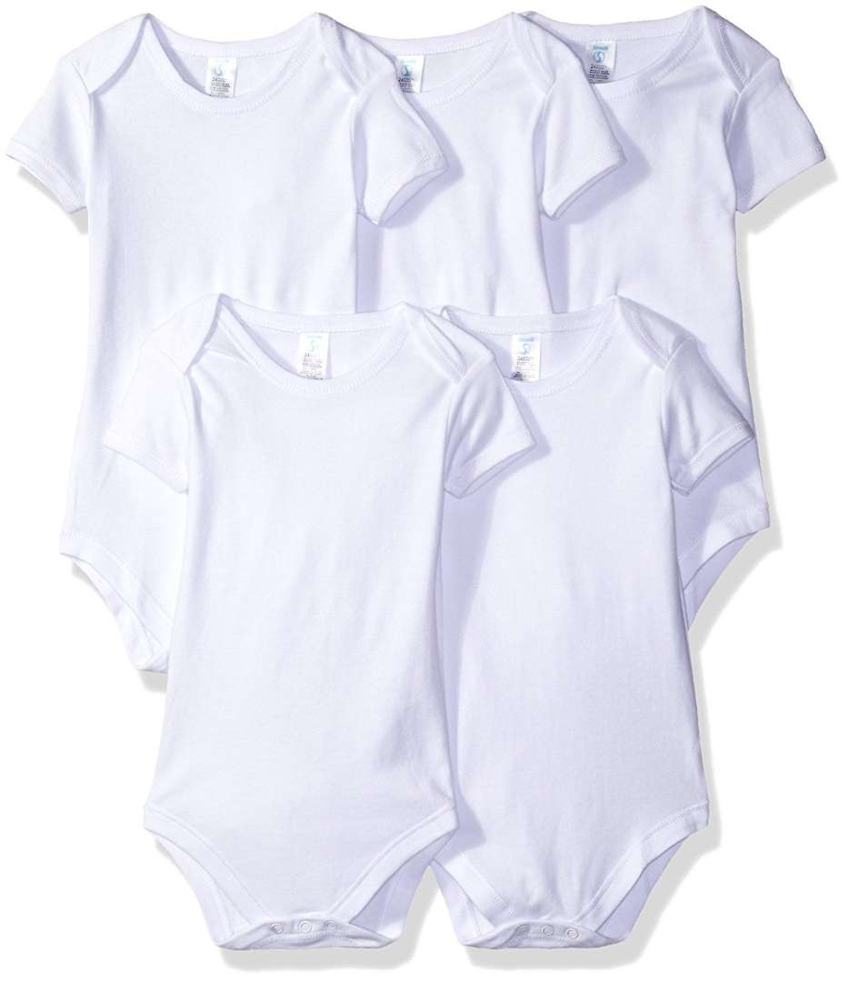 2376070 Short Sleeve Bodysuits - 5 Pack, 18 Months case of 120
