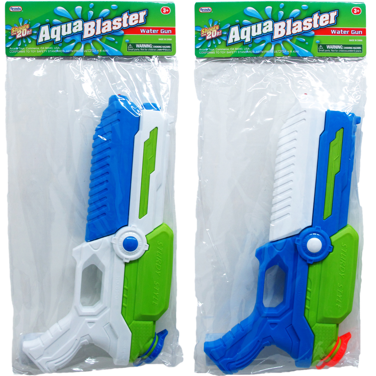 2356157 Water Blasters with Pump Action - Assorted Colors, 13 case of 24