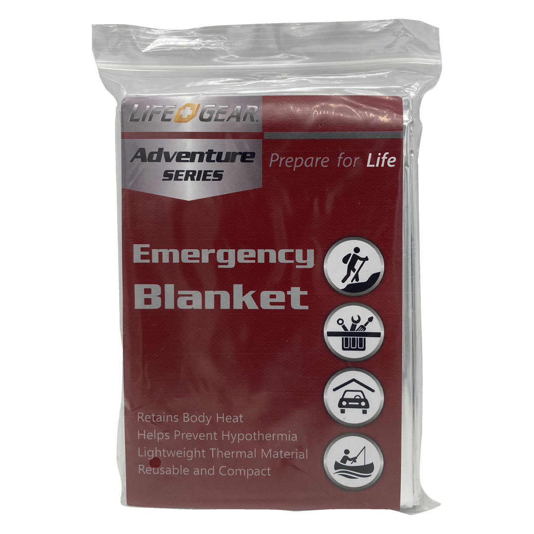 2359186 Bulk Emergency Blankets - 52 x 84, Mylar case of 200