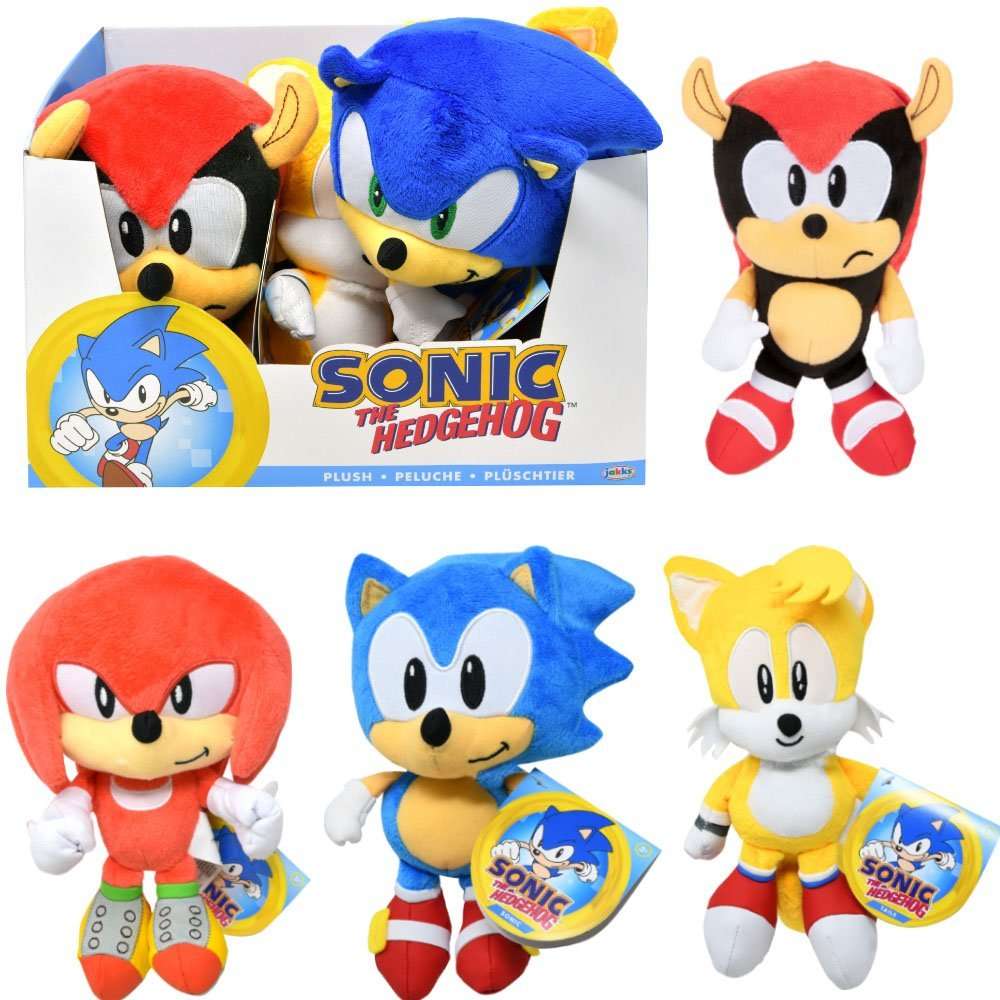 2378092 Sonic the Hedgehog Plush, Wave 7 - Assorted, 9 case of 24