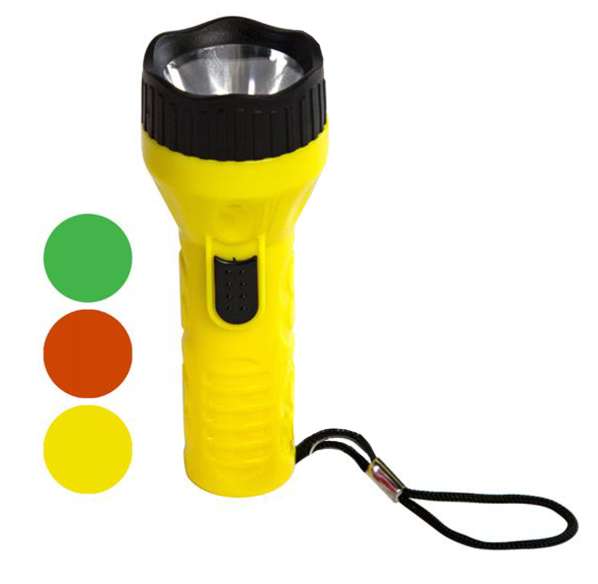 2378836 LED Flashlights - Assorted Colors, 4 case of 48