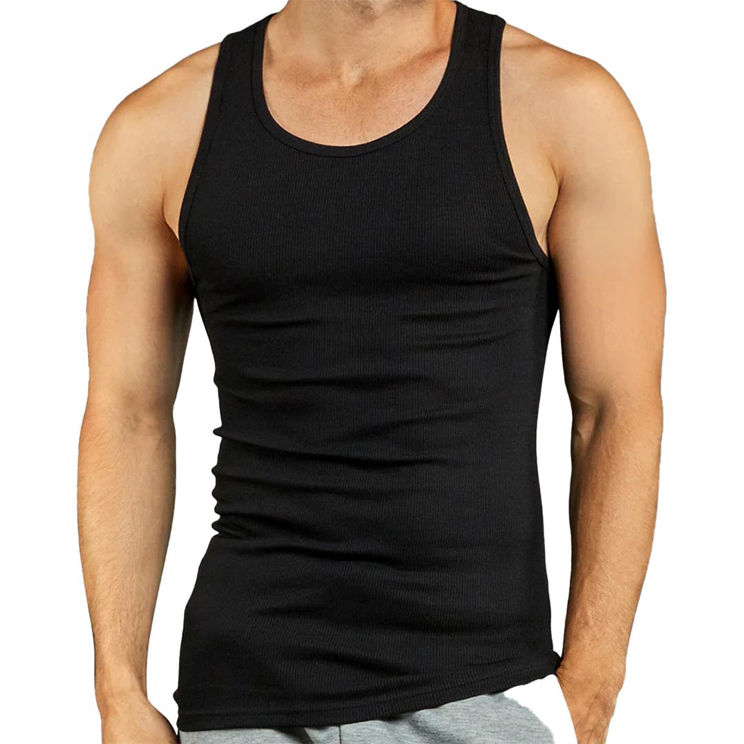 2369516 Men's Tank Tops - Black, Size Medium, 3 Pack case of 144