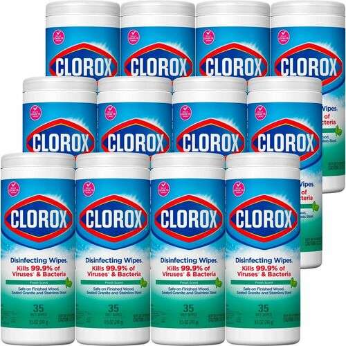 2379604 Clorox Disinfecting Cleaning Wipes case of 12