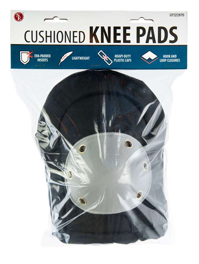 2385976 Cushioned Knee Pads with Plastic Caps - 2 Piece - Case of 25