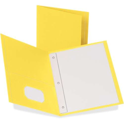 2384991 Recycled Pocket Folder - Yellow case of 5