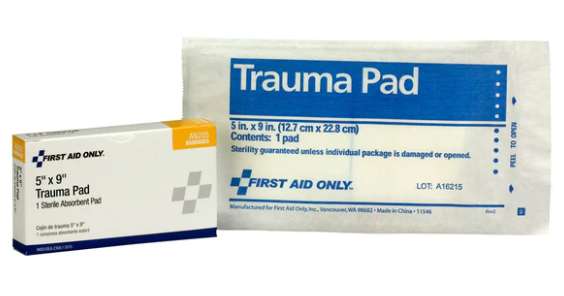 2383041 Trauma Pad, 5 x 9 - 1/Box case of 300