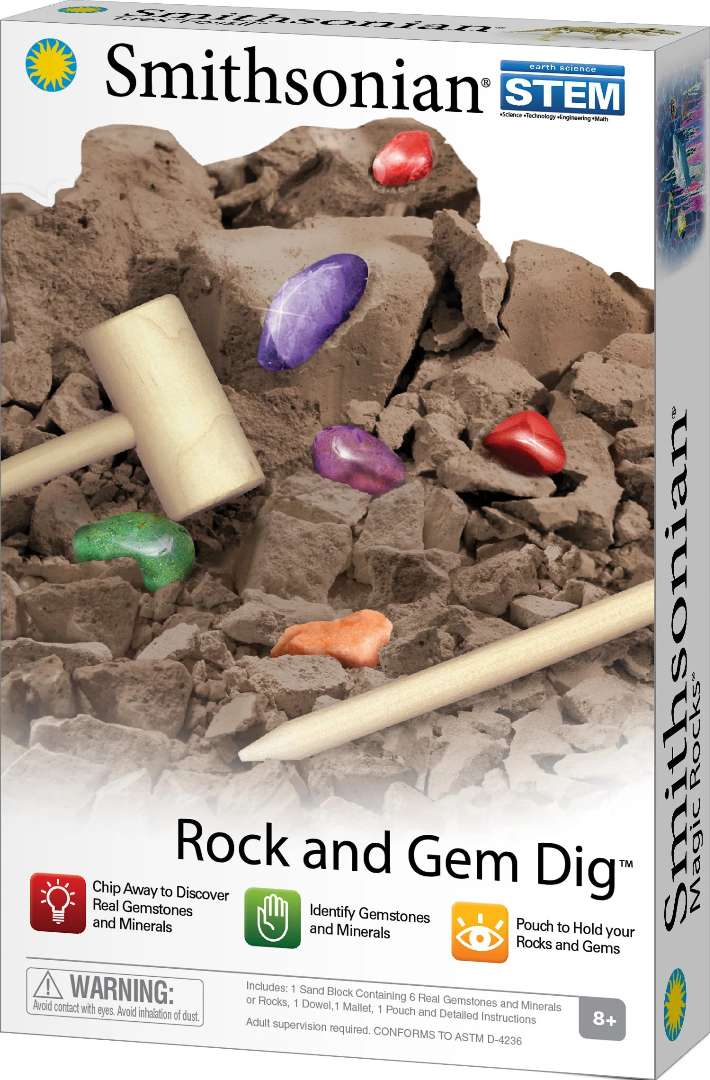 2377693 Smithsonian Rock and Gem Dig Kits case of 6
