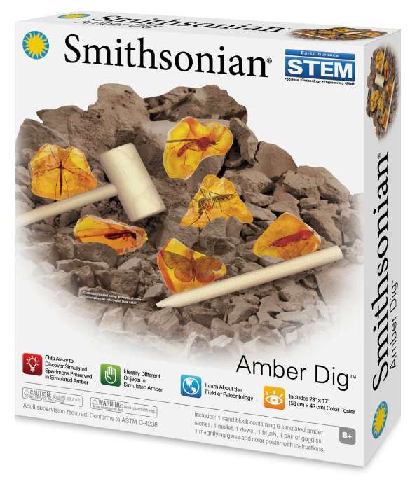 2377696 Smithsonian Amber Dig Kits case of 4
