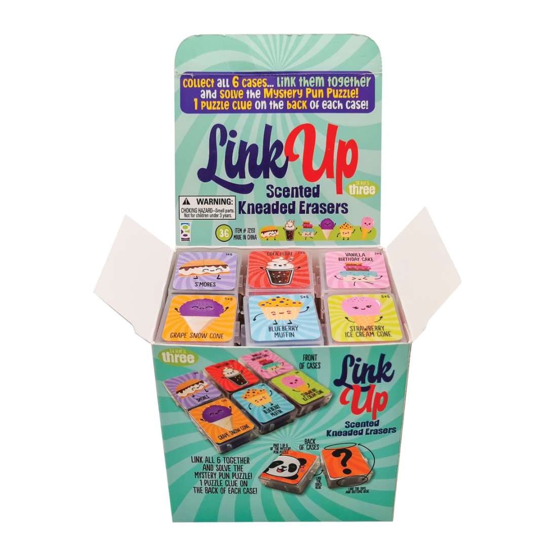 2377828 Series 3 Link Up Kneaded Scented Erasers, 36 Pack case of 648