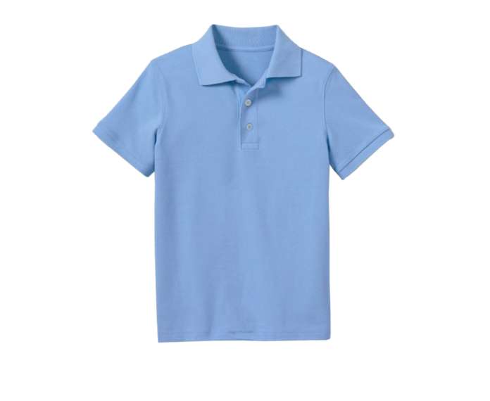 2378229 Uniform Polos - Small, Light Blue, Short Sleeve case of 24