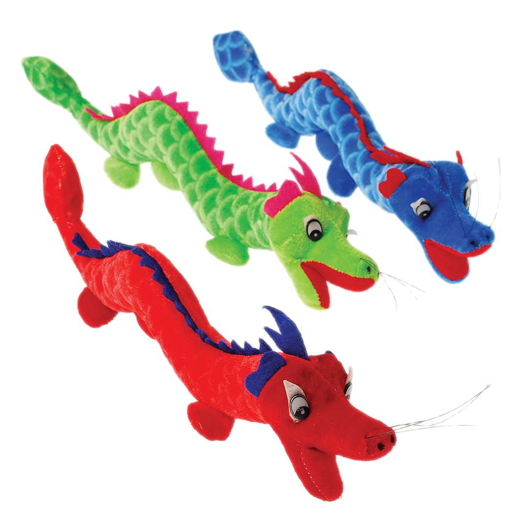 1776787 Dragon Plush Toys - Assorted, 13 case of 36