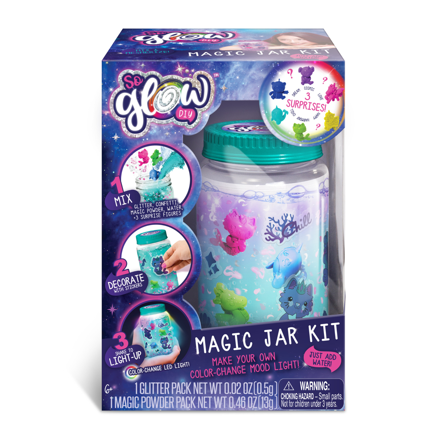 2361686 Magic Jar Kits - Ages 8+, LED Light, 5.5 case of 6