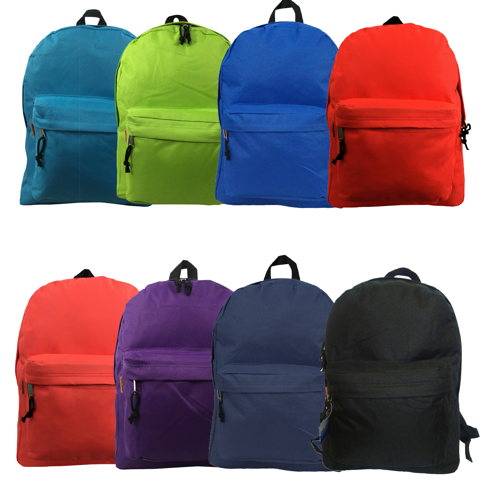 2365530 16 Basic Backpacks - 8 Assorted Colors case of 40