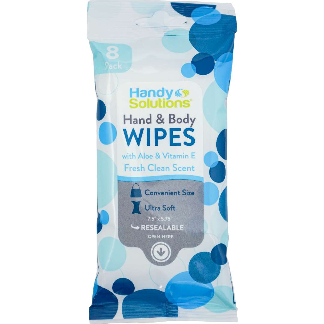 2376465 Handy Solutions Hand & Body Wipes case of 144