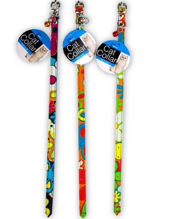 2385749 Cat Collar With Bell - Assorted Colors case of 288