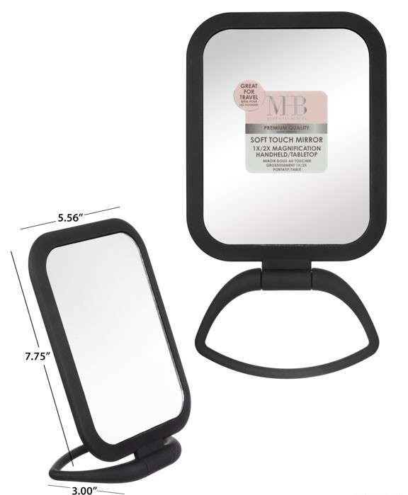 2386297 Square Mirror with Handle - Black case of 48