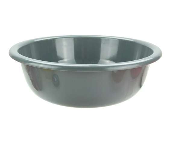 2380256 Bonita Home Plastic Basins, Gray, 9L case of 24