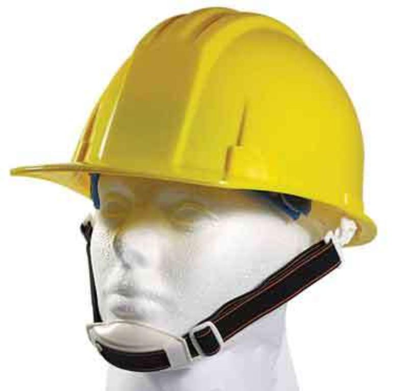 2385947 Hard Hat with Adjustable Chin Strap - Yellow - Case of 20