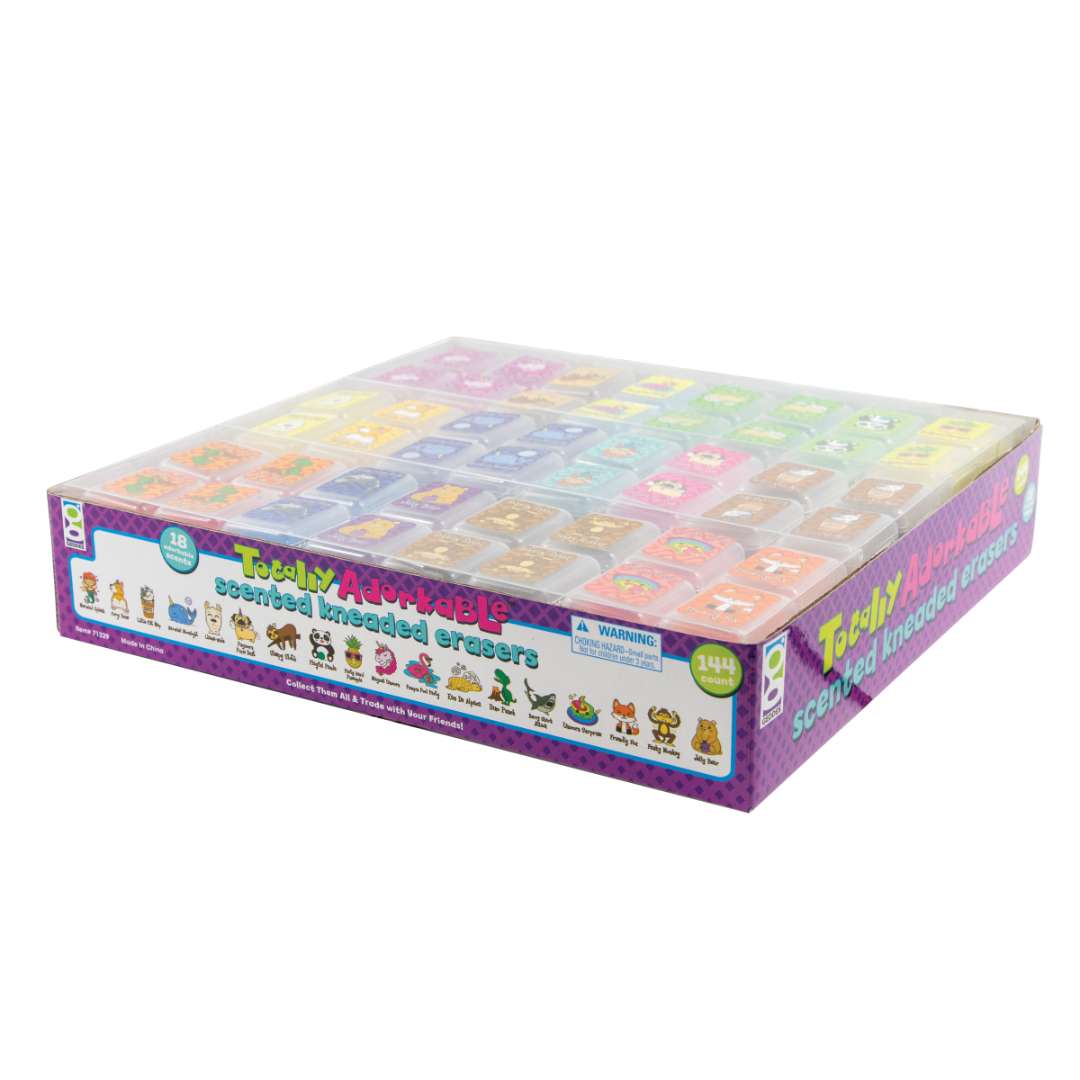 2377796 Totally Adorkable Scented Kneaded Erasers, 144 Pack case of 576