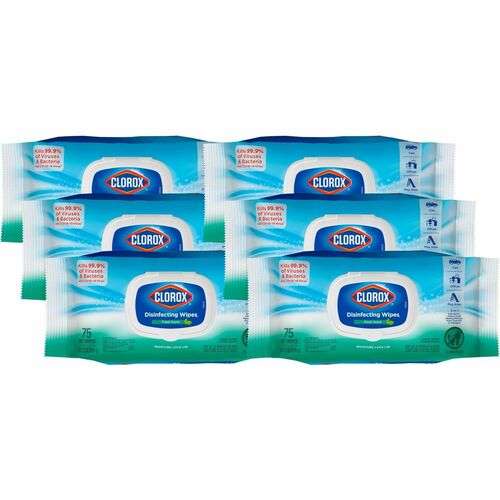2379605 Clorox Disinfecting BleachFree Cleaning Wipes case of 6